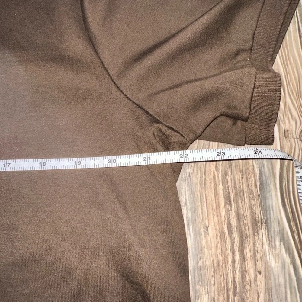 Ralph Lauren Polo Brown Short-Sleeve Knit Polo Shirt Pima Soft Size Large